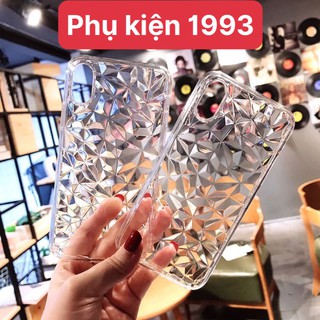 Ốp trong Iphone ốp lưng thời trang iphone vân 3D kim cương cao cấp ốp lưng iphone 6/6s/7/8/7plus/8plus/X/XSM