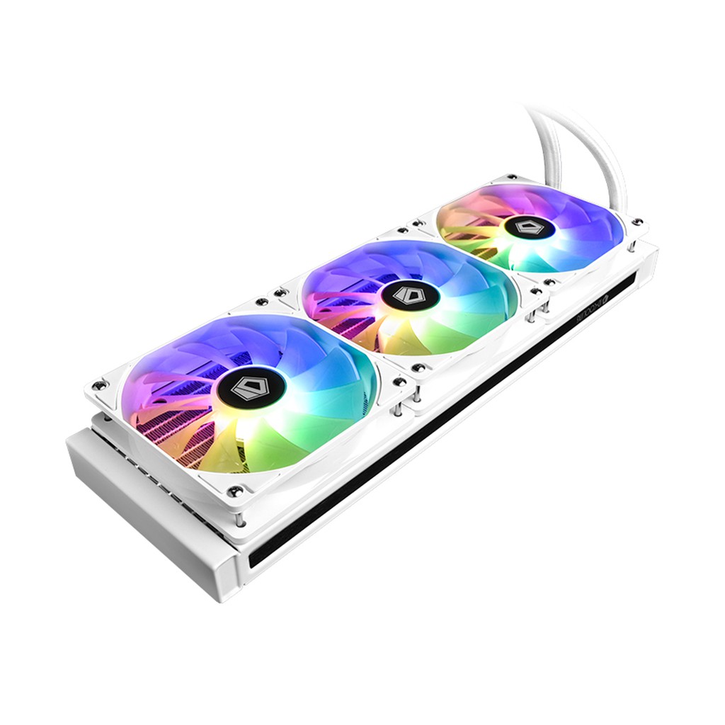 Bộ 3 quạt fan case ID-Cooling XF-12025 ARGB TRIO | SNOW EDITION - Tản nhiệt tốt, sức gió cao, LED ARGB rainbow tuyệt đẹp