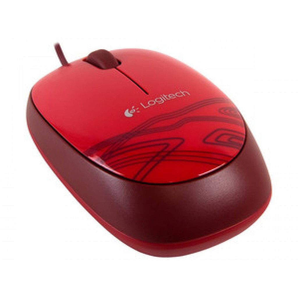 Chuột Logitech-Chuột có dây Logitech M105 (đỏ) DGW Phân Phối