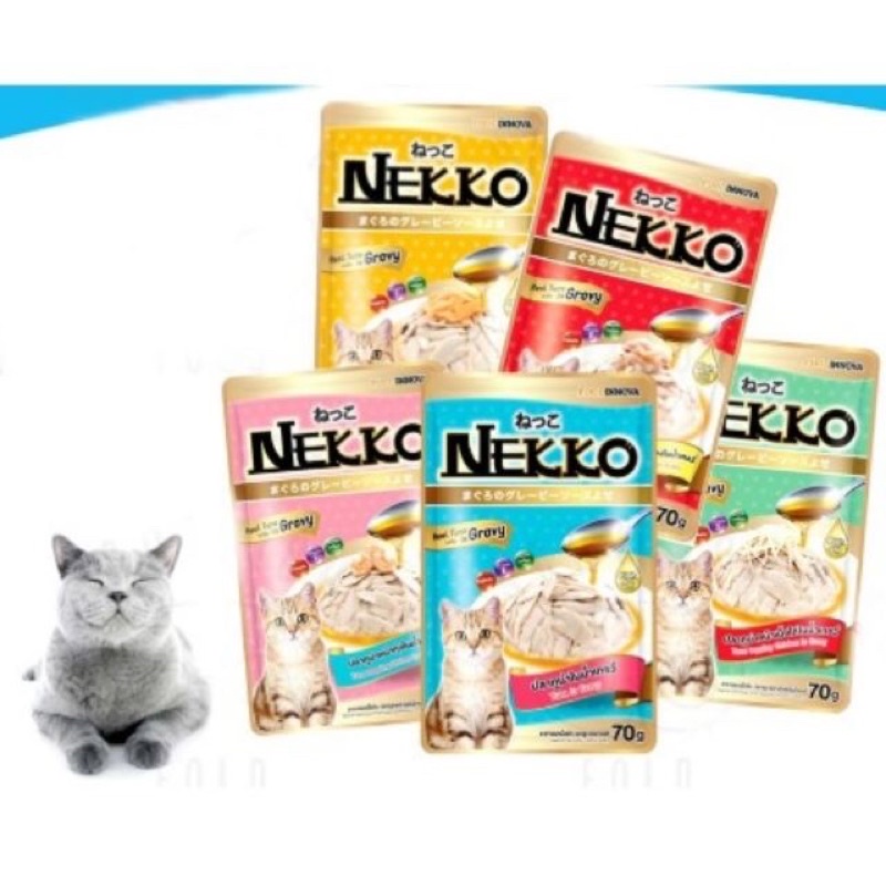 Pate Nekko Gói 70g - Pate Cho Mèo Từ Cá Ngừ Thật