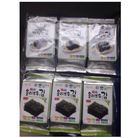 [new Sale] Combo 37 gói rong biển ăn liền Hàn Quốc