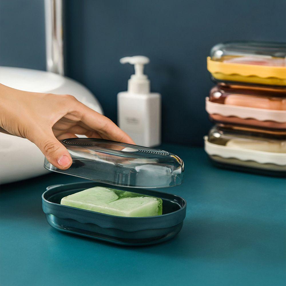 Hộp Nhựa Đựng Xà Phòng Có Nắp Đậy Tiện Dụng Ốp