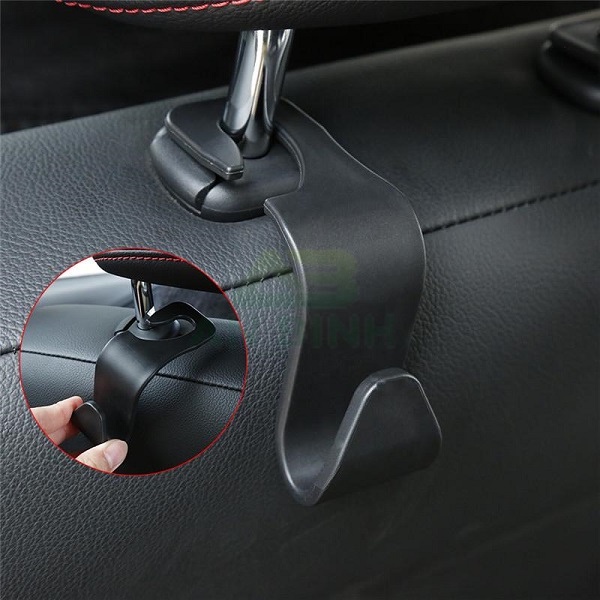 Móc Treo Đồ Đa Năng Gắn Sau Ghế Ô Tô, Móc Chữ S Treo Đồ Sau Ghế Xe Hơi, Chất Liệu Nhựa ABS Cao Cấp