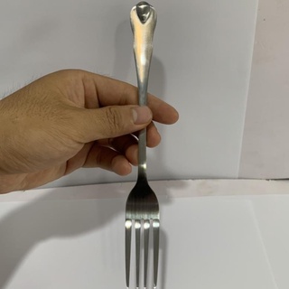 Dĩa inox ăn bít tết hình giọt lệ