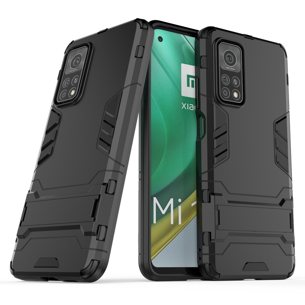 Ốp điện thoại bằng nhựa cứng có giá đỡ ẩn cho Xiaomi Mi 10T Pro Mi 10 10T Note10 10T Pro Note 10T Lite Mi 10 Ultra Phone Case