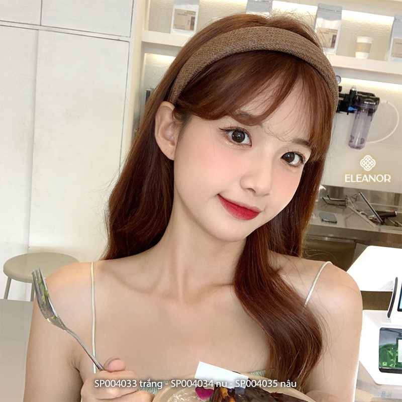 Băng đô cài tóc nữ Eleanor Accessories đan mây phụ kiện tóc 4033
