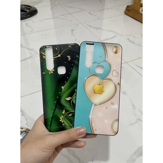 Ốp lưng Vivo V15 mặt kính cường lực có vân tay