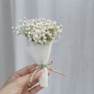 [BÓ HOA BABY KHÔ ] Baby khô trắng giấy lưới