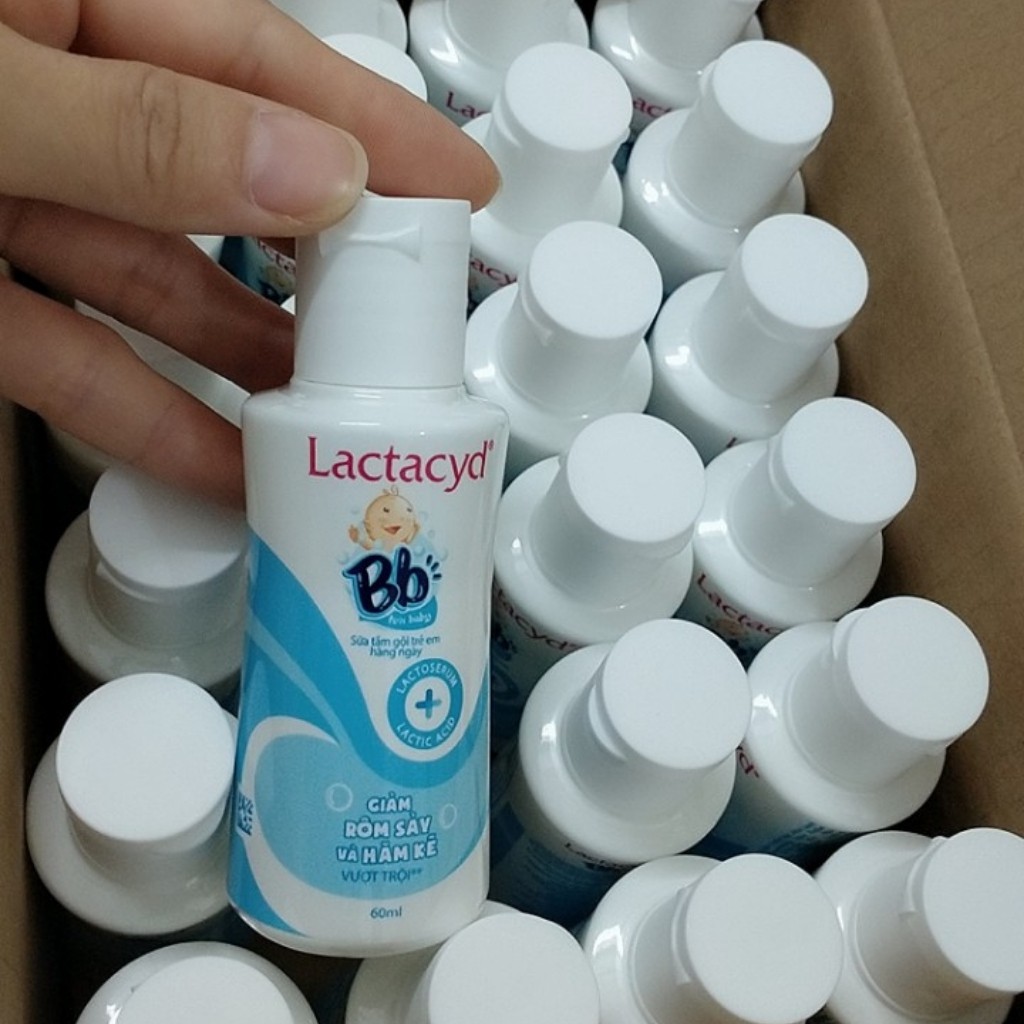 Sữa tắm Lactacyd BB 60ml mẫu mini test dùng thử