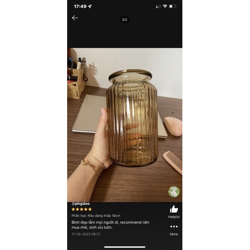 BÌNH HOA PHA LÊ VINTAGE