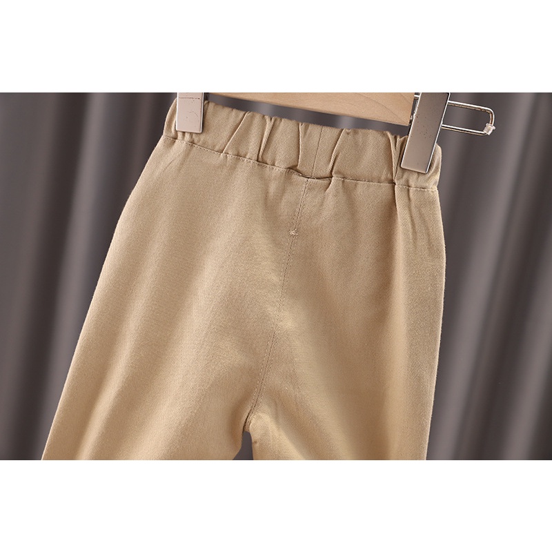 Sét 3 món áo ghi-lê len, áo sơ mi và quần kaki cho bé trai hàng loại 1 siêu đẹp