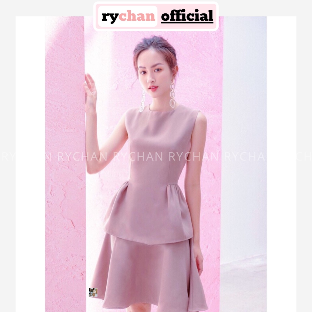 DX137 - Đầm Xòe Tầng Hông Thanh Lịch