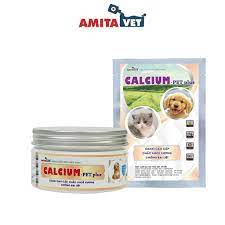 Bột Bổ Sung Canxi Chống Bại Liệt Cho Chó Mèo Calcium Pet Plus Amitavet 35g