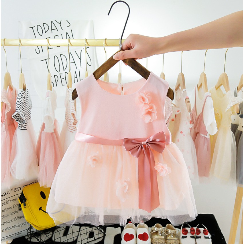 Váy Đầm Công Chúa xinh xắn Cho Bé Gái 0 - 3 tuổi - BumOz Shop