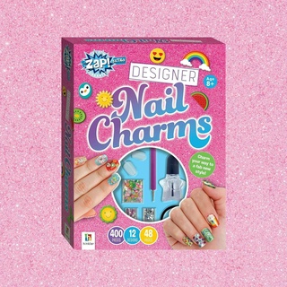Bộ 150 phụ kiện dán móng tay cho bé gái + 200 cườm ngọc
