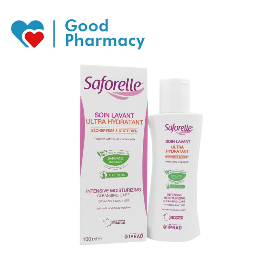 Saforelle Intensive Moisturizing Cleansing Care - Dung dịch vệ sinh phụ nữ Saforelle tăng cường dưỡng ẩm