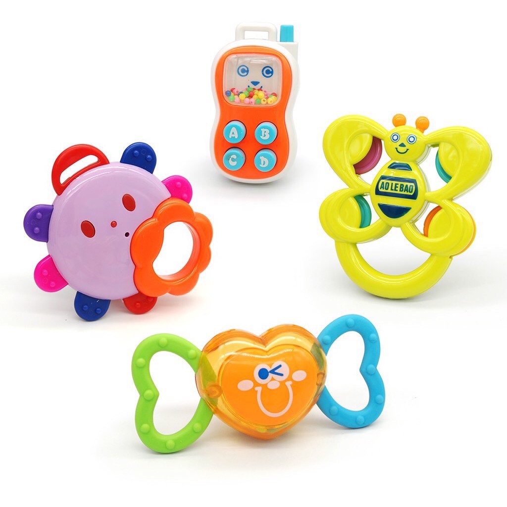 Bộ Đồ Chơi DUKA Lúc Lắc Cho Trẻ: 4 Món