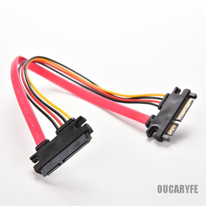 Dây Cáp Mở Rộng Chuyển Đổi 12 Inch Male Sang Female 7 + 15 Pin Sata