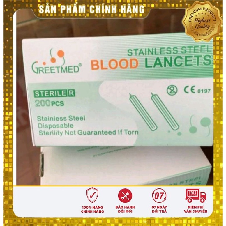 5 cây kim lancet vô trùng nặn mụn, lấy máu cao cấp