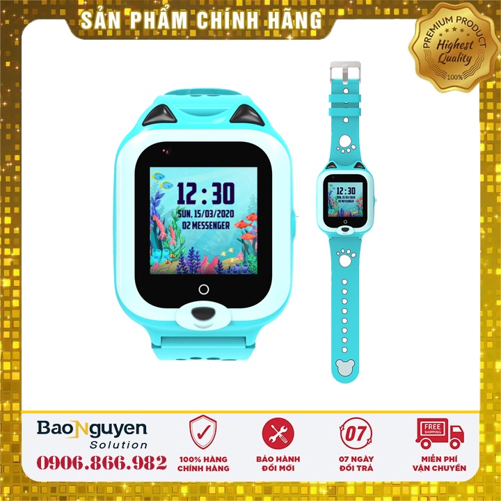 Đồng Hồ Định Vị Chống Nước Gọi Video Call Wonlex KT22 Màu Xanh mẫu mới 2021