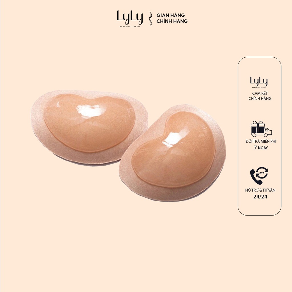 Cặp miếng mút dán độn ngực Lylylorem tạo khe siêu đẩy gợi cảm PK003