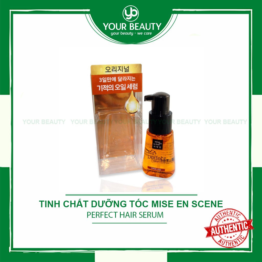 Tinh chất dưỡng tóc bóng mượt Mise En Scene Hàn Quốc Perfect Hair Serum 80ml