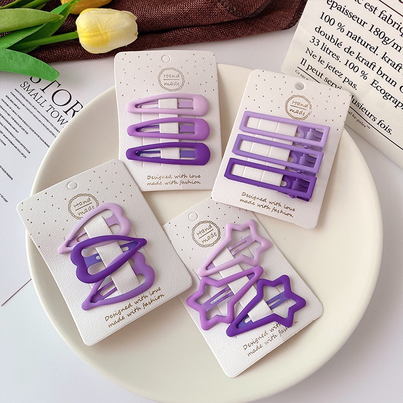 Set 3 Kẹp Tóc Dễ Thương Cho Bé Gái