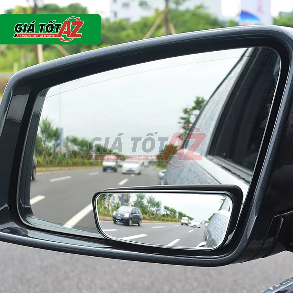 Bộ 2 gương cầu lồi xóa điểm mù, quan sát bánh sau xe ô tô cao cấp- loại dài