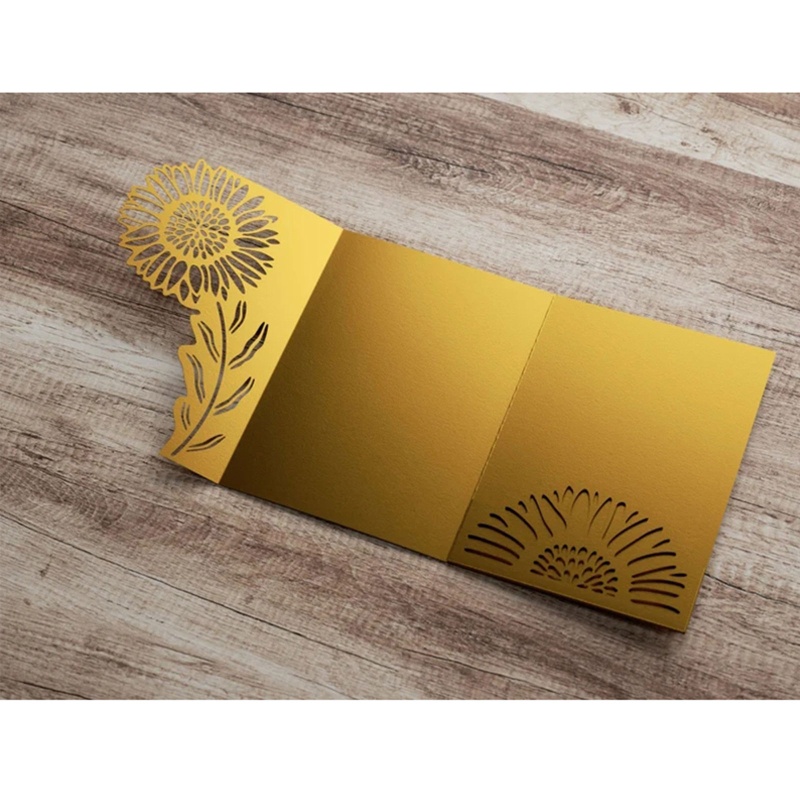 Khuôn Cắt Giấy Kim Loại Hình Hoa Hướng Dương Xinh Xắn