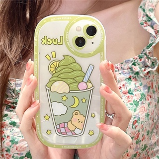 Ốp lưng iphone Ốp Điện Thoại Hình Chú Gấu Dễ Thương Cho iphone13Promax 14pro xs678 Dinuo case