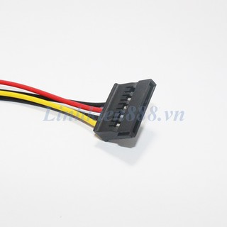 Cáp Nguồn 4 Chân Kiểu D Sang SATA Dài 18cm