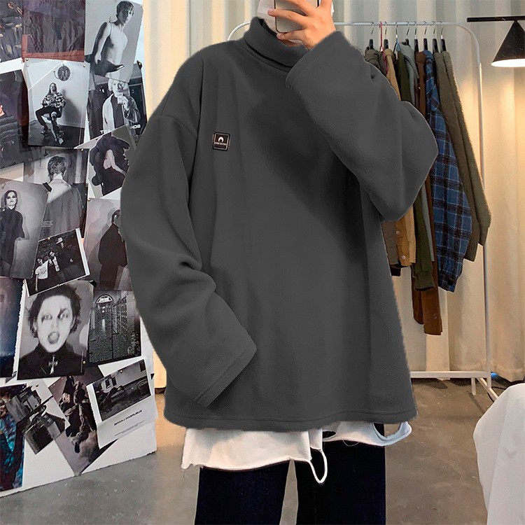 Áo Sweater Cao cổ Oversize Amrine, JACKLANE, Áo nam nữ Unisex Jack Lane form rộng nam nữ dài tay | BigBuy360 - bigbuy360.vn