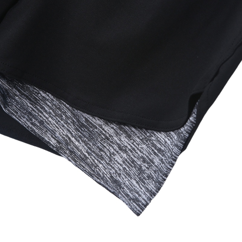 Quần Short Thể Thao Lưng Cao 2 Trong 1 Thời Trang Tập Yoga / Chạy Bộ Cho Nữ