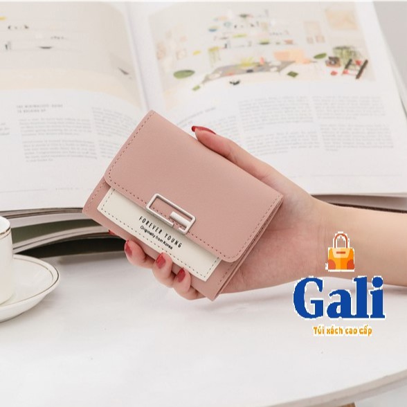 Ví nữ mini da mềm nhỏ xinh thời trang giá rẻ nhiều ngăn V5
