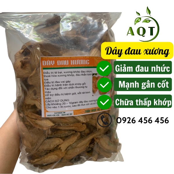 1KG Dây Đau Xương Thái Lát (Khô, Sạch), Cây (Dây) Đau Xương Trừ Phong Thấp, Giảm Đau Xương Khớp, Giảm Nhức Mỏi Chân Tay