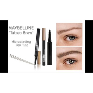 Bút xăm mày Maybelline Tattoo Brow Ink Pen Grey Brown
