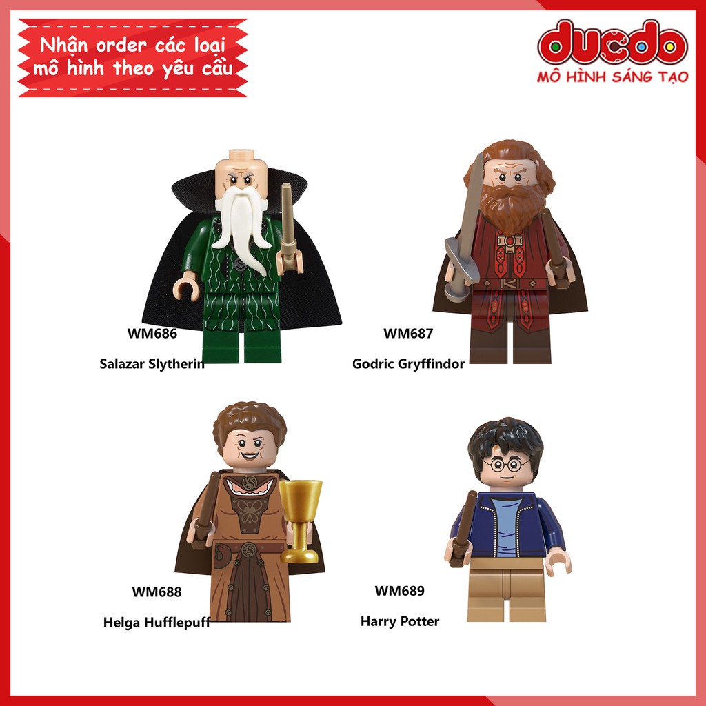 Minifigures các nhân vật trong Harry Potter - Đồ chơi Lắp ghép Xếp hình Mini Mô hình WM WM6059