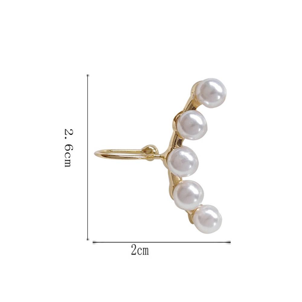 JARRED Khuyên Kẹp Vành Tai Không Xỏ Lỗ Hình Mặt Trăng / Ngôi Sao Thời Trang