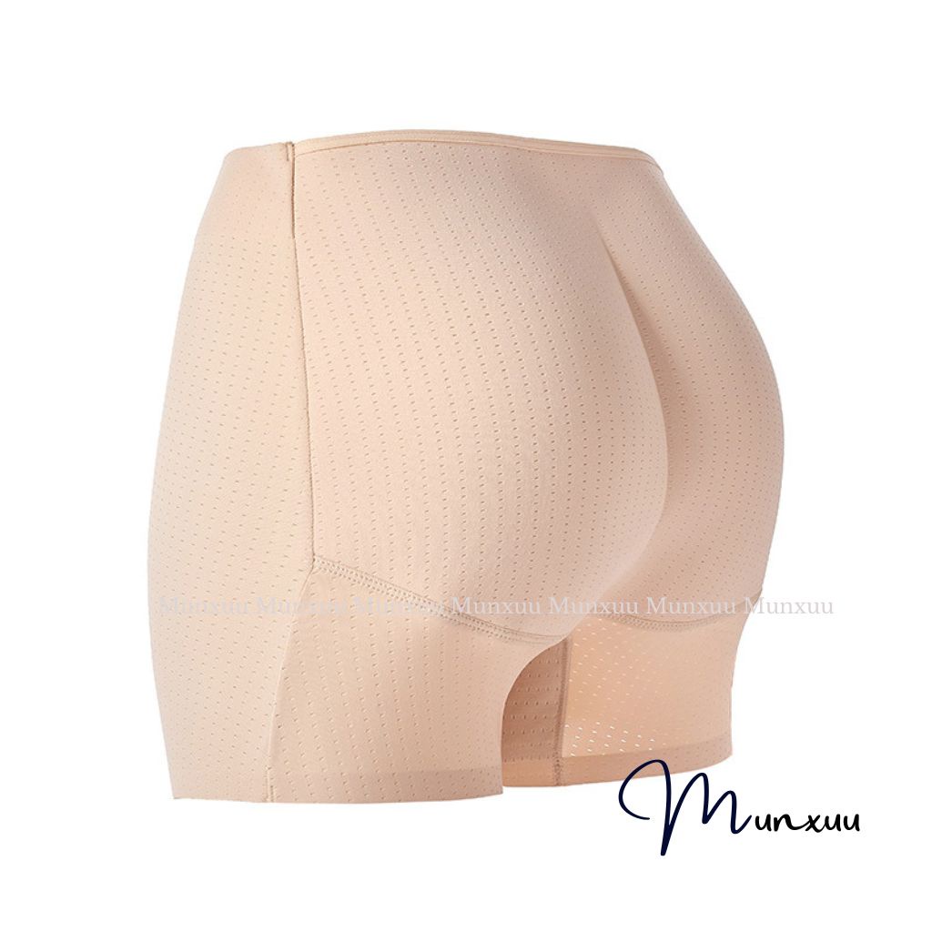 Quần độn mông cạp cao gen bụng MUNXUU vải đúc su hàng cao cấp chống lộ nâng mông tôn dáng- QĐM02
