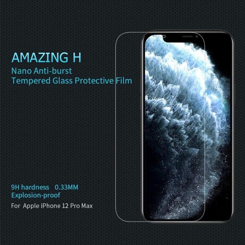 Kính cường lực không viền cho IPhone 14 Pro Max 14 Plus , 11 ,12 , 13 Pro Max . chính hãng Nillkin Amazing 9 H