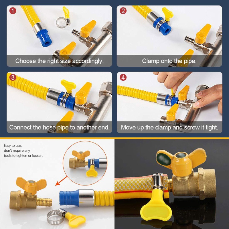 Set 60 Kẹp Ống Hình Chìa Khóa Có Thể Điều Chỉnh Tiện Dụng