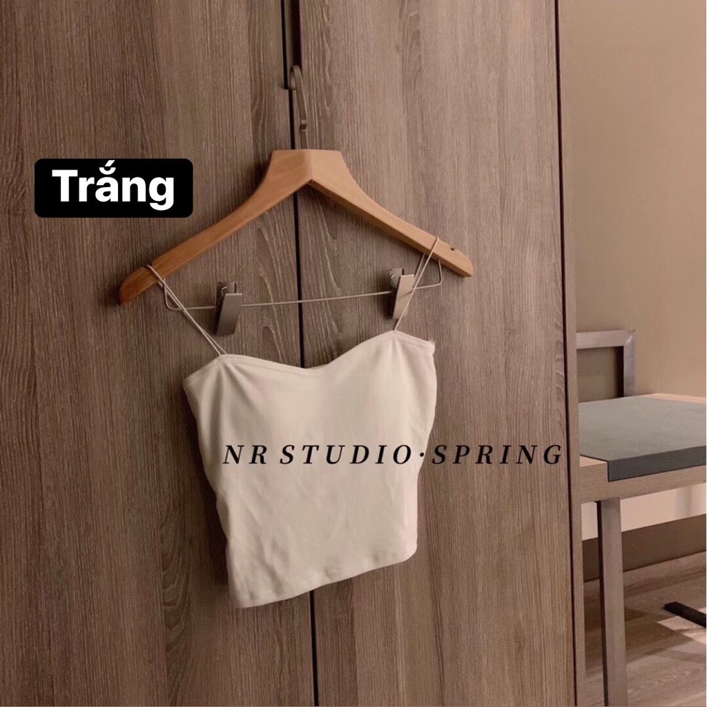 [Mã FAMAYWA giảm 10K đơn 50K] Áo 2 Dây Kèm Mút Ngực 🎀 FREESHIP 🎀 Áo hai dây kèm đệm ngực | BigBuy360 - bigbuy360.vn