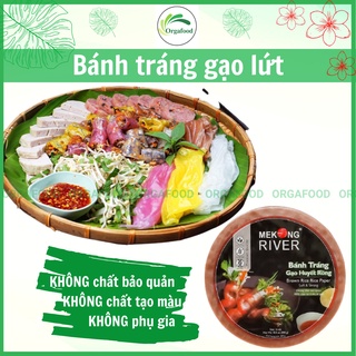 Bánh tráng cuốn gạo lứt 3 màu Mekong River 300g giảm cân eat clean healthy