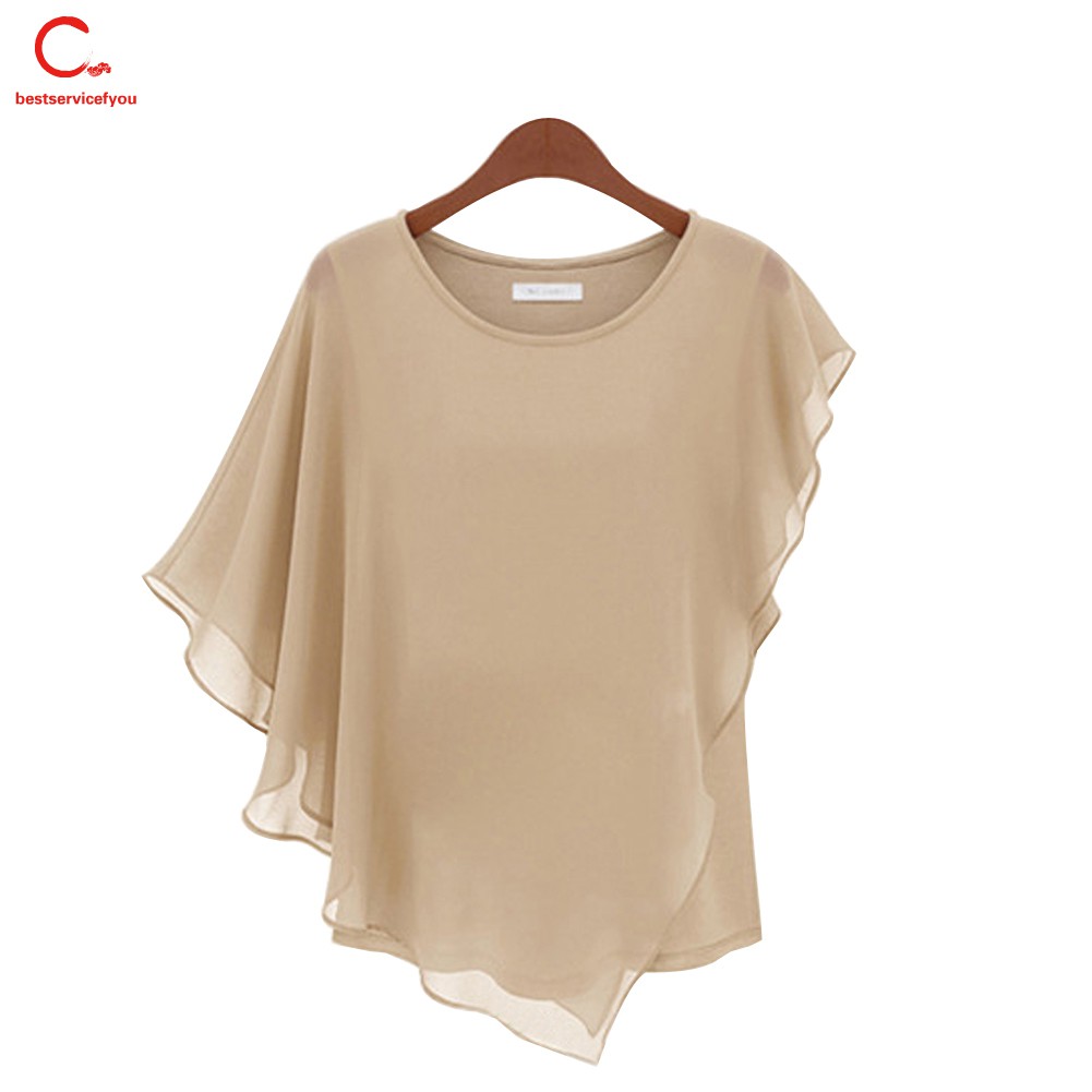 Áo cánh dơi chất liệu Chiffon thời trang nữ tính