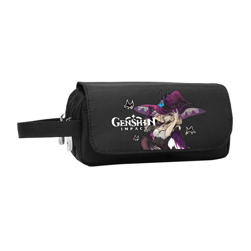 Genshin impact Túi Đựng Bút Chì Sức Chứa Lớn Tiện Dụng Cho Học Sinh Trung Học PDZG