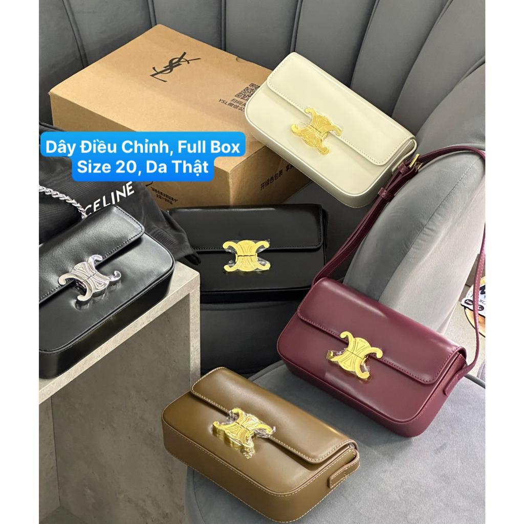 Túi Kẹp Nách Triomphe Shoulder Bag Size 20 Da Thật Full Box Super VIP