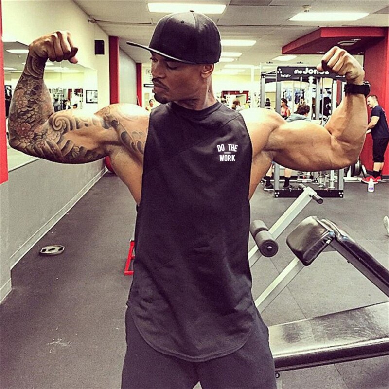 Áo ba lỗ thể thao vải cotton 2021 thời trang cho nam