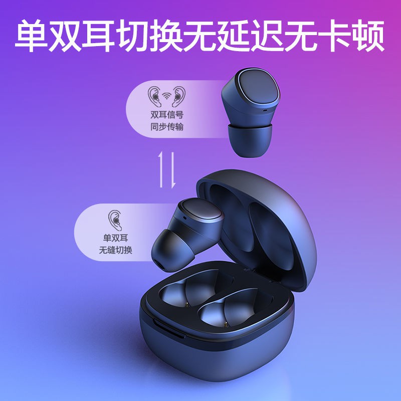 Tai Nghe Bluetooth Nhét Tai Mini T1X Cho Vivo / Iphone / Huawei / Xiaomi / Oppo