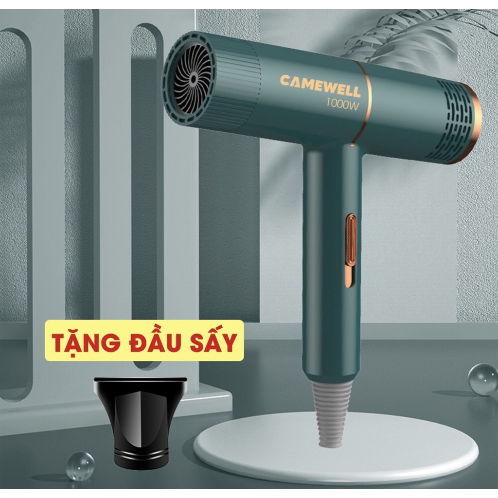 [ BH_12 Tháng] Máy sấy tóc mini CameWell tạo kiểu tóc chuyên nghiệp bảo vệ tóc