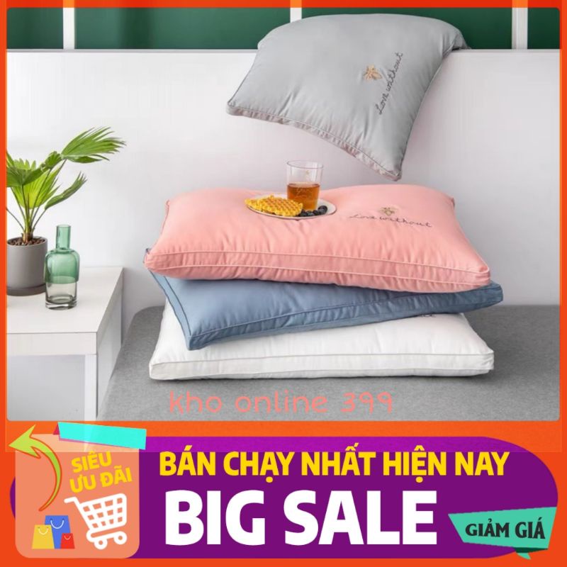 [RẺ VÔ ĐỊCH] ruột gối xơ đậu nành hàng nhập khẩu cao cấp, chăn ga gối nệm, gối
